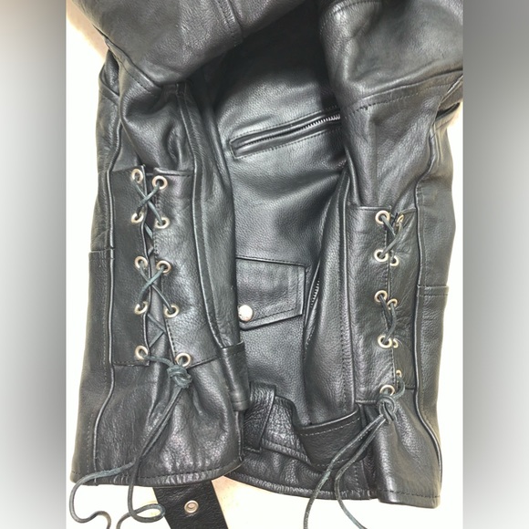 Interstate Leather - Black Retro Jacket - Picture 8 of 16